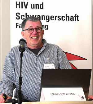 Prof. Dr. Christoph Rudin bei seinem
      Festvortrag